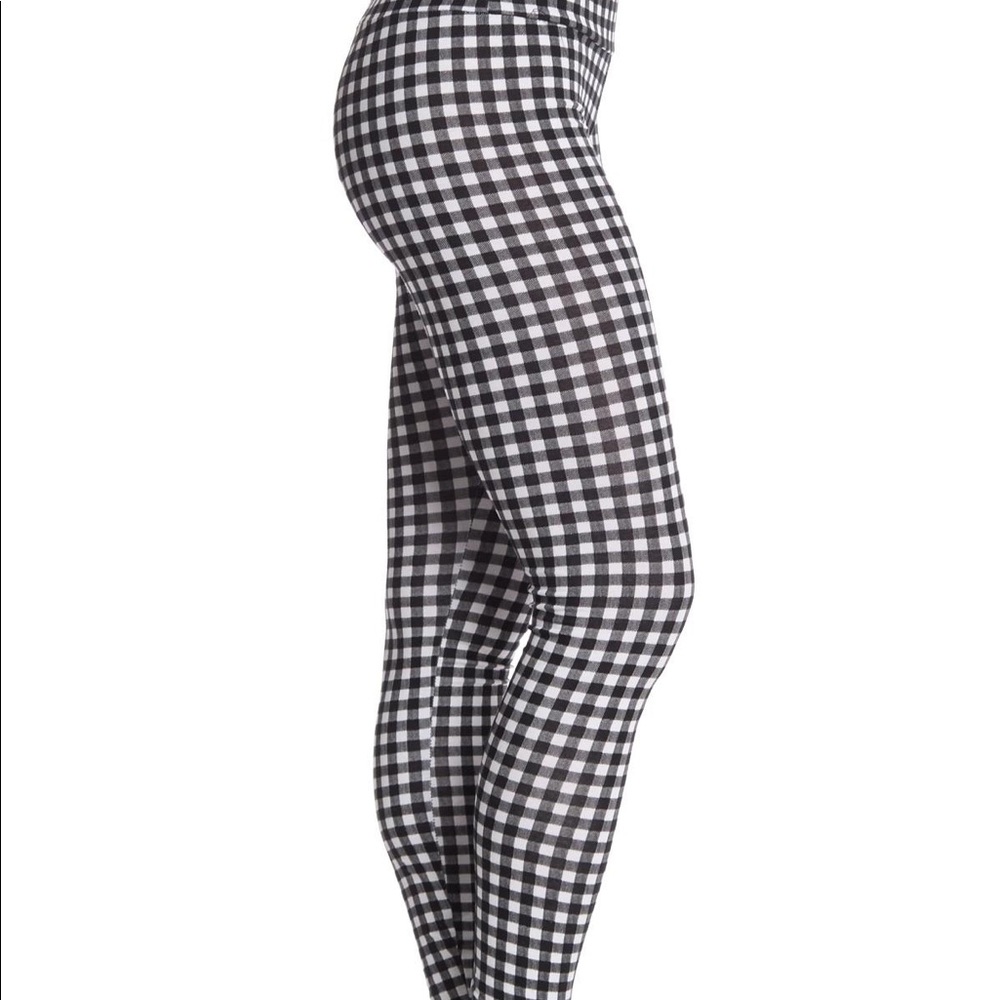 Nasty Gal Checkered Leggings